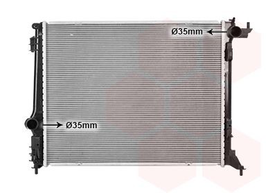 VAN WEZEL 43012717: Radiators, Motora dzesēšanas sistēma