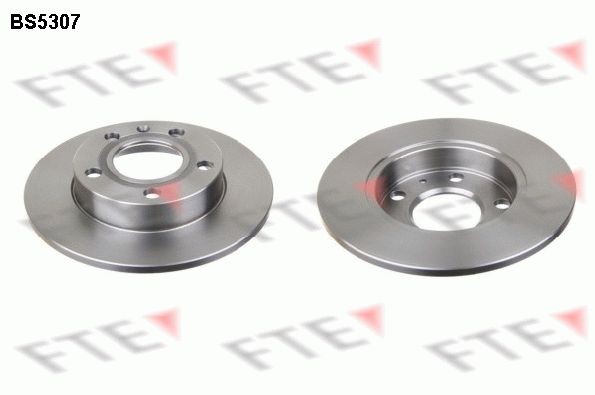 FTE 9072077: Disc de frână puntea spate, Ř: 245mm, plin, Ř: 245mm, cu surub