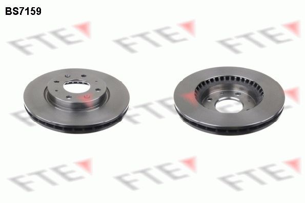 FTE 9072324: Disque de frein Essieu avant, Ø: 275mm, ventilé, Ø: 275mm, avec vis, sans roulement de roues intégré
