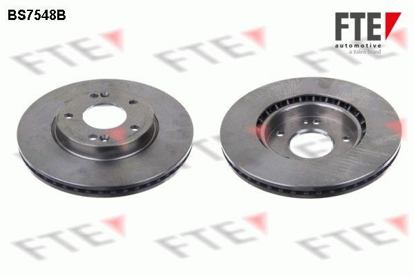 FTE 9082050: Disque de frein COATED RANGE FTE Essieu avant, Ø: 280mm, ventilé, Ø: 280mm, revêtu, avec vis