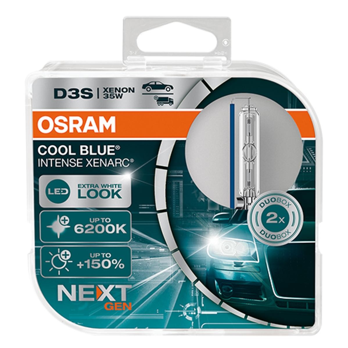 OSRAM 66340CBN-HCB: Ksenoontuli XENARC® COOL BLUE® INTENSE (Next Gen) XENARC COOL BLUE INTENSE next Generation