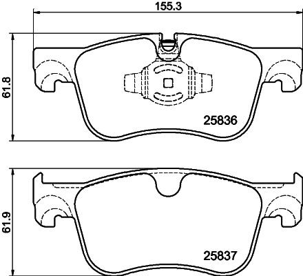 MINTEX MDB3489: Piduriklotsid