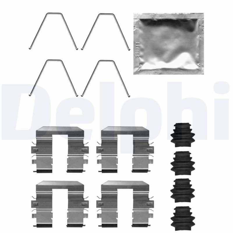 DELPHI LX0708: Lisakomplekt, ketaspiduriklotsid