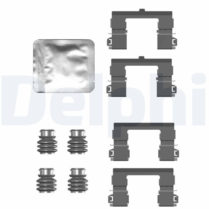 DELPHI LX0754: Lisakomplekt, ketaspiduriklotsid