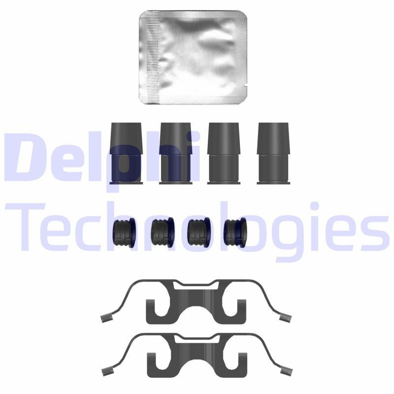 DELPHI LX0755: Lisakomplekt, ketaspiduriklotsid