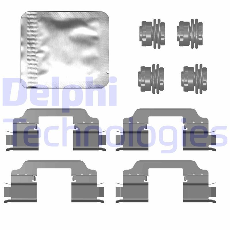 DELPHI LX0759: Lisakomplekt, ketaspiduriklotsid