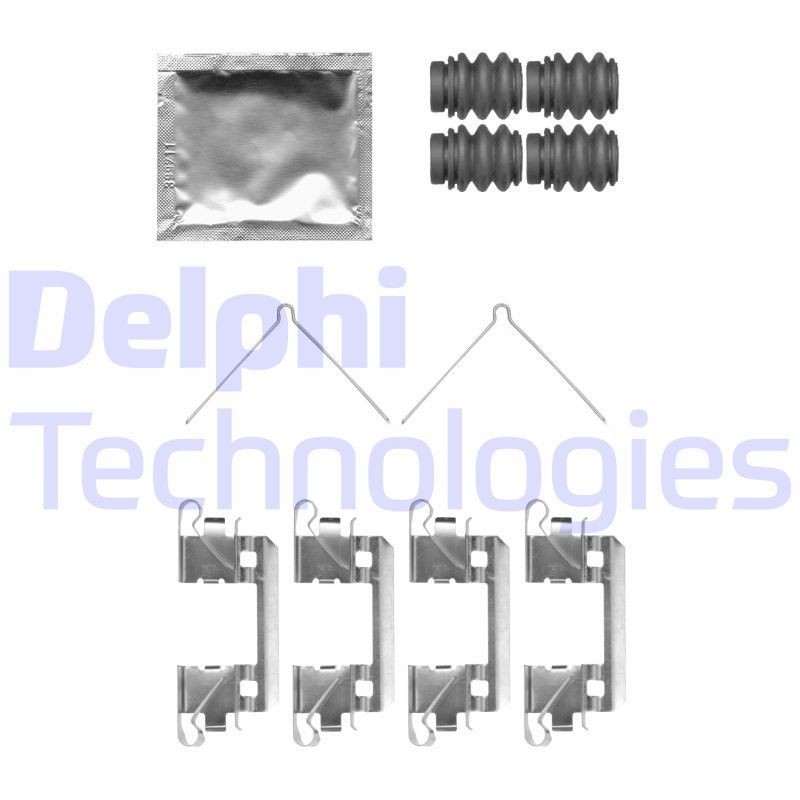 DELPHI LX0762: Lisakomplekt, ketaspiduriklotsid