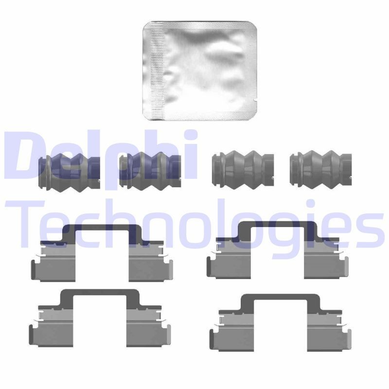 DELPHI LX0769: Lisakomplekt, ketaspiduriklotsid