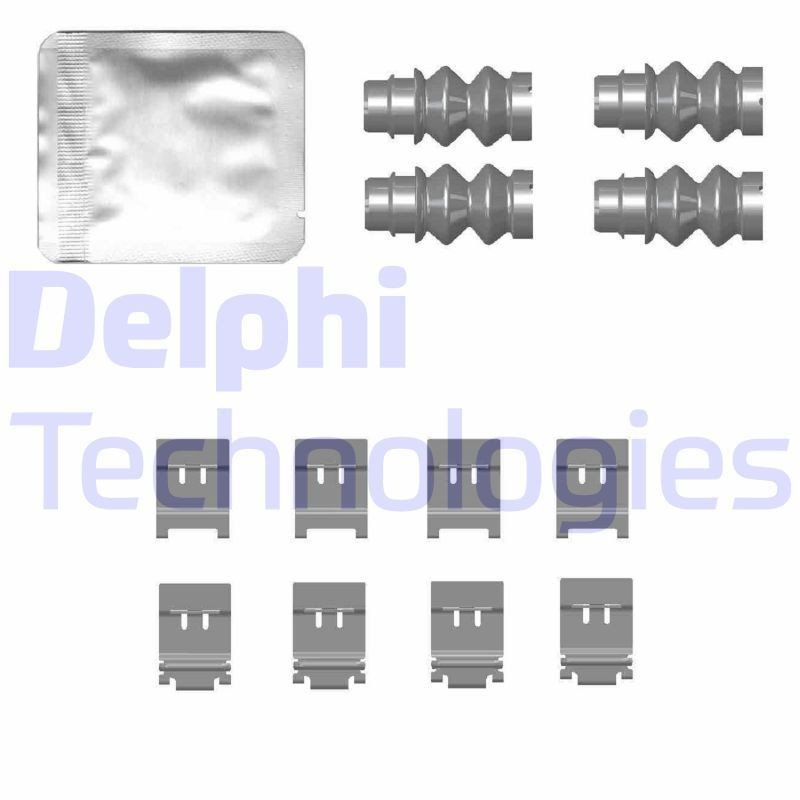 DELPHI LX0772: Lisakomplekt, ketaspiduriklotsid