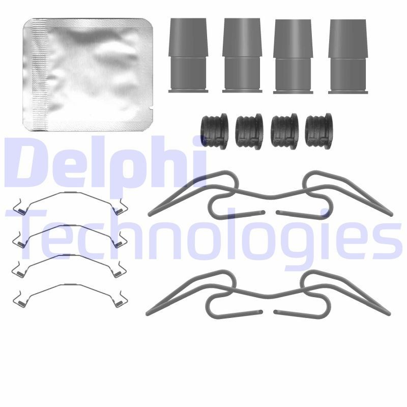 DELPHI LX0784: Lisakomplekt, ketaspiduriklotsid