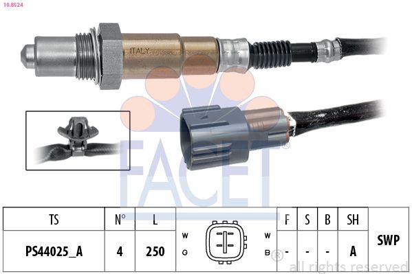 FACET 10.8524: Lambda andur Made in Italy - OE Equivalent