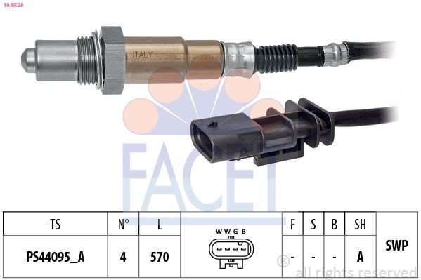 FACET 10.8528: Lambda andur Made in Italy - OE Equivalent