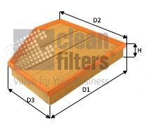 CLEAN FILTER MA3492: Õhufilter