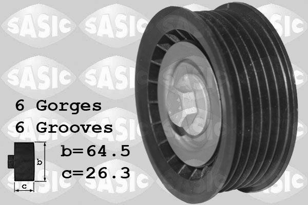 SASIC 1626218: Seade- / juhtrull, soonrihm Ø: 64,5mm, Ø: 64,5mm
