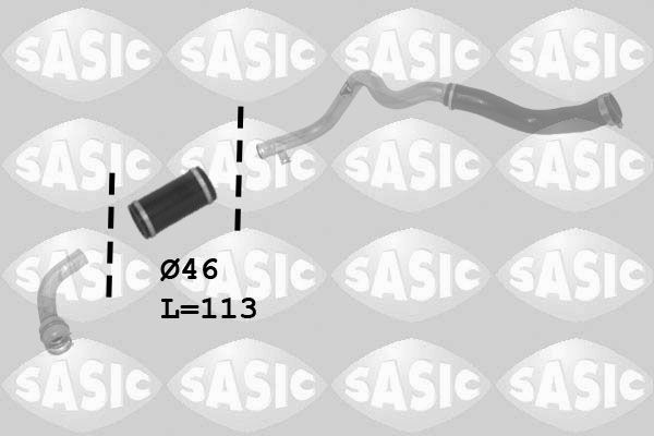 SASIC 3334062: Kompressoriõhuvoolik Väljapääs
