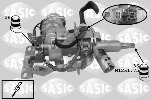 SASIC 7274005: Piantone sterzo + servosterzo elettrico