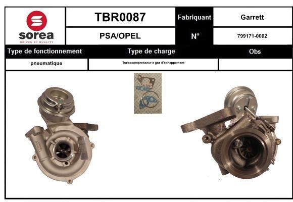 SNRA TBR0087: Turbod koos tihenditega