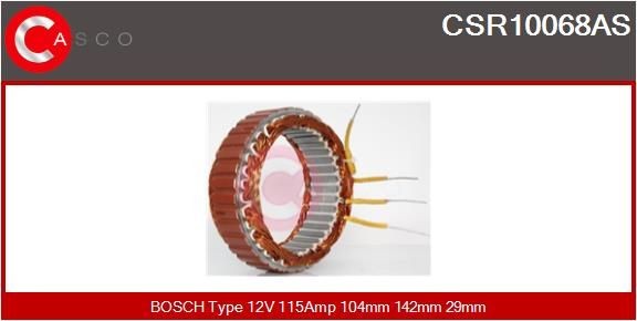 CASCO CCH71013AS: Turbinhjulstomme, turboaggregat