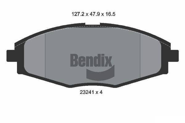 BENDIX Braking BPD1338: Piduriklotsid