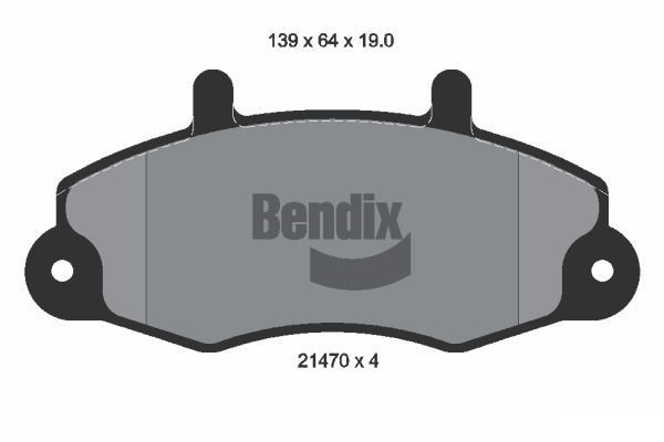 BENDIX Braking BPD1795: Plăcuțe de frână