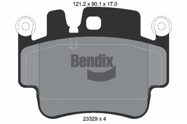 BENDIX Braking BPD1961: Plăcuțe de frână