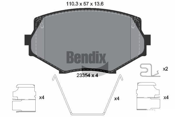 BENDIX Braking BPD1963: Bremžu kluči ar piederumiem