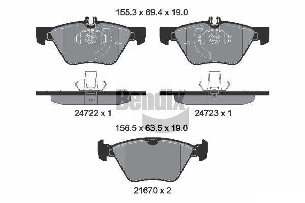 BENDIX Braking BPD2188: Bremžu kluči