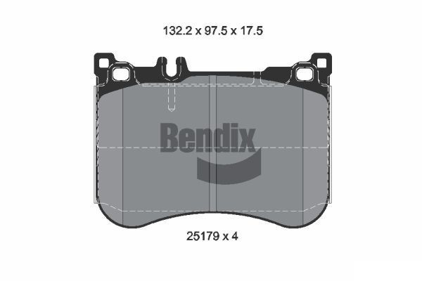 BENDIX Braking BPD2230: Plăcuțe de frână