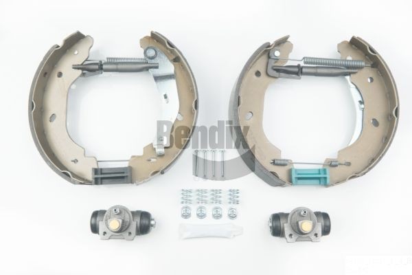 BENDIX Braking BXK1149: Set saboti frana Shoe Kit Pro cu cilindru receptor frâna, cu element de ajustare