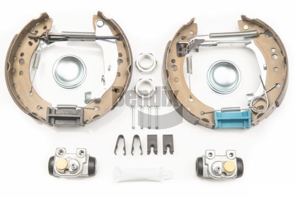 BENDIX Braking BXK1153: Stabdžių trinkelių komplektas Shoe Kit Pro su ratų stabdžių cilindru, su reguliatoriumi