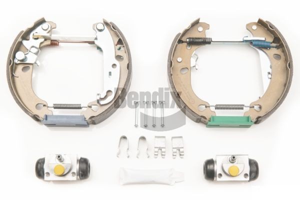 BENDIX Braking BXK1155: Set saboti frana Shoe Kit Pro cu cilindru receptor frâna, cu element de ajustare
