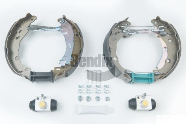BENDIX Braking BXK1167: Set saboti frana Shoe Kit Pro cu cilindru receptor frâna, cu element de ajustare