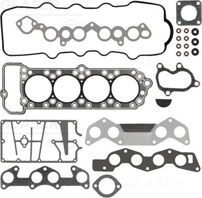 GLASER T50460-00: Klapikaanekruvikomplekt 143mm, M10