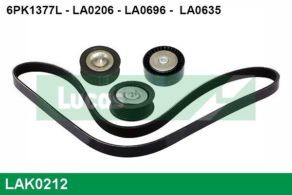 LUCAS LAK0212: Soonrihmakomplekt