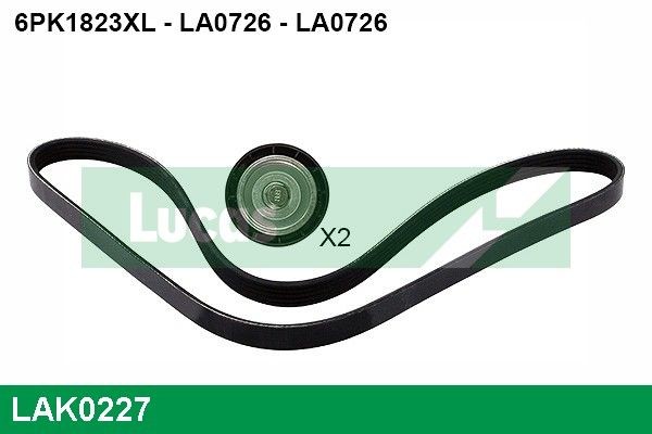 LUCAS LAK0227: Soonrihmakomplekt