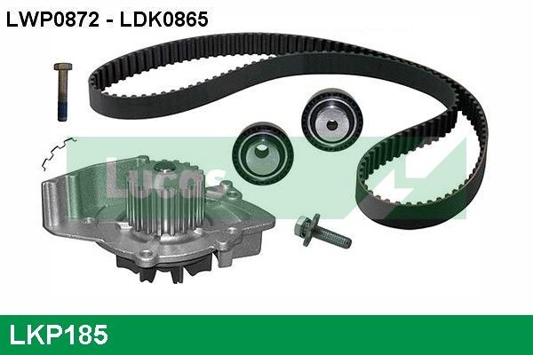 LUCAS LKP185: Veepump + hammasrihmakomplekt Hamm.hulk: 146
