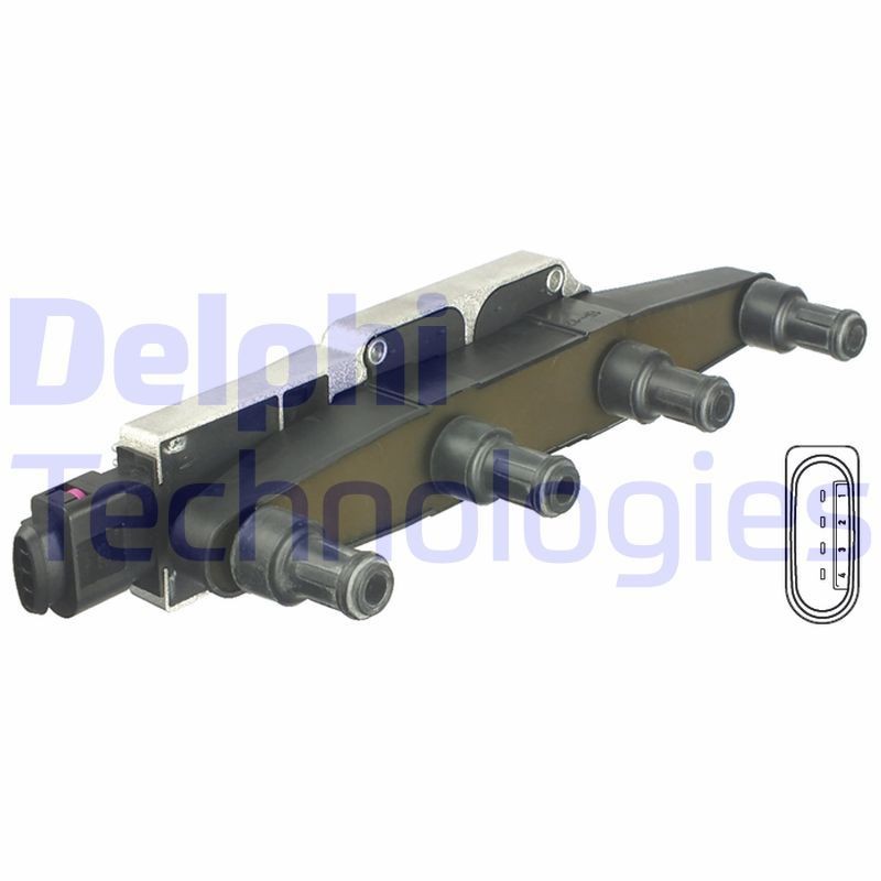 DELPHI CE20029-12B1: Süütepool 12V, 4-poolsus