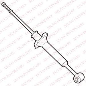 DELPHI DG7890: Amortizor puntea spate, presiune gas