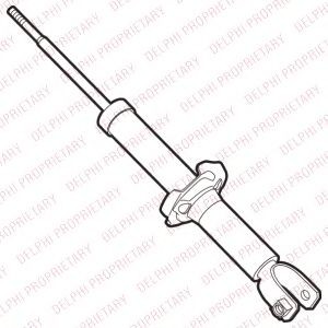DELPHI DG9899: Amortisseur Essieu avant, Pression de gaz
