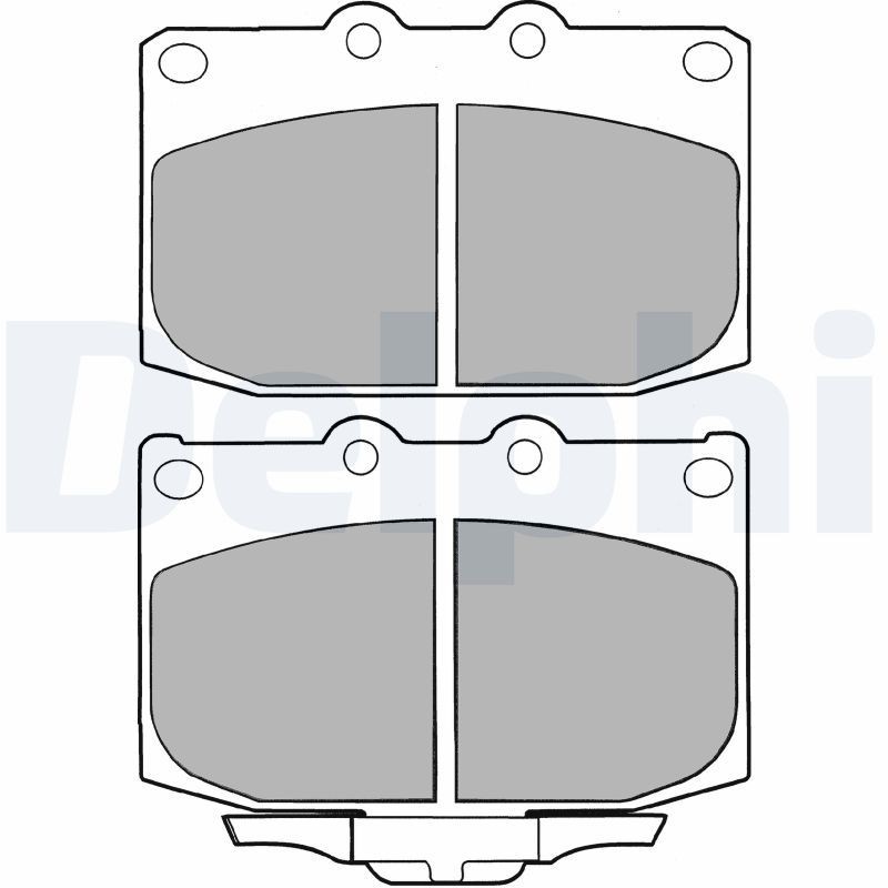 DELPHI LP1060: Piduriklotsid ilma lisavarustuseta