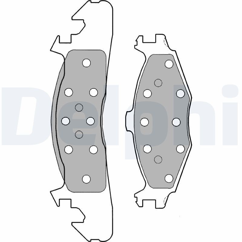 DELPHI LP1163: Piduriklotsid ilma lisavarustuseta