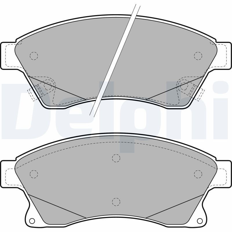 DELPHI LP2142: Piduriklotsid ilma lisavarustuseta