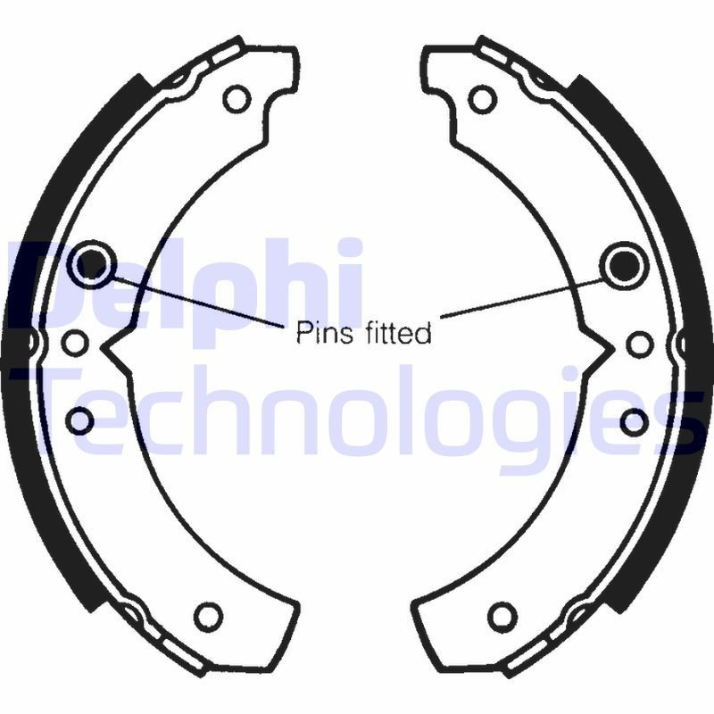 DELPHI LS1045: Piduriklotside komplekt