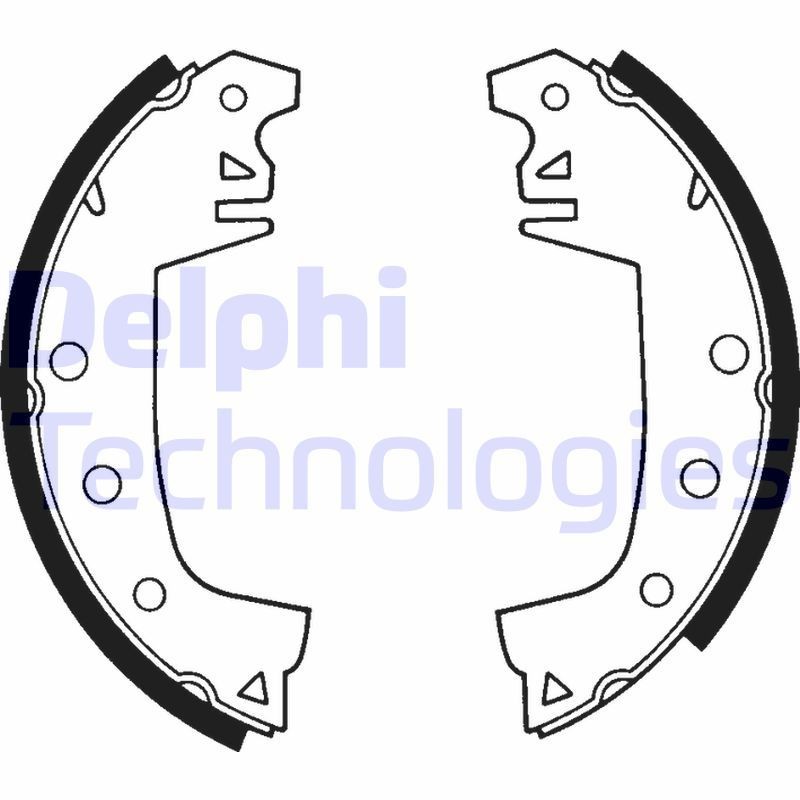 DELPHI LS1141: Piduriklotside komplekt