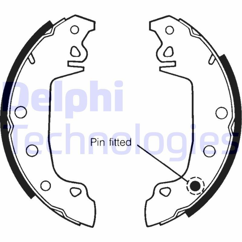 DELPHI LS1142: Piduriklotside komplekt