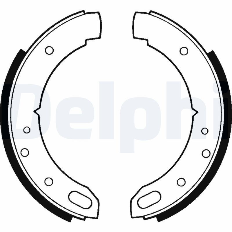 DELPHI LS1169: Set saboti frana, frana de mana
