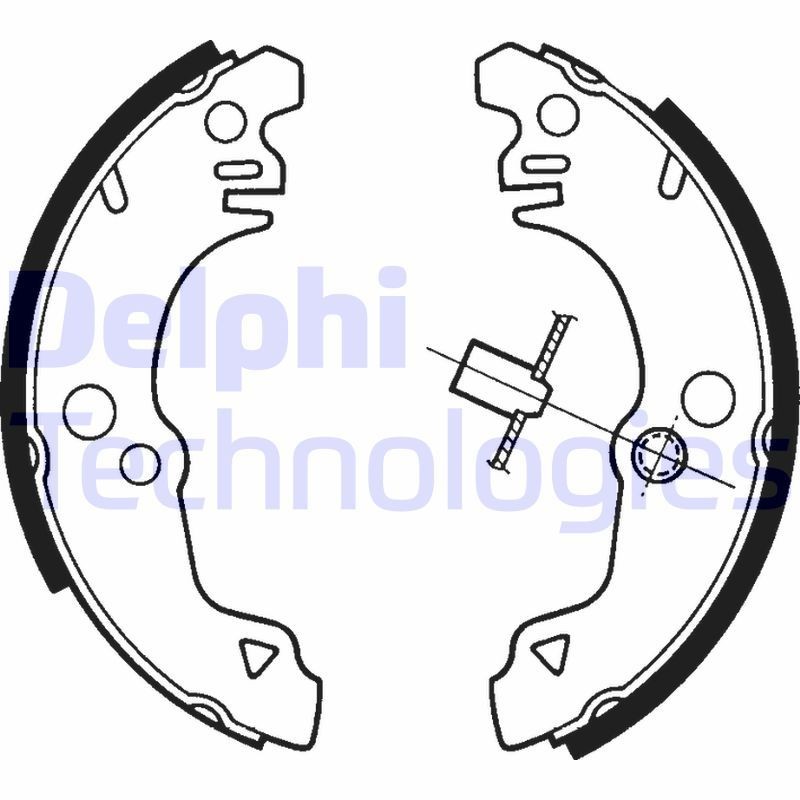 DELPHI LS1214: Piduriklotside komplekt