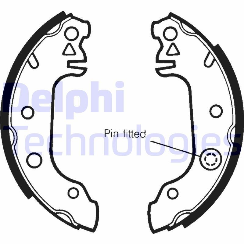 DELPHI LS1215: Piduriklotside komplekt
