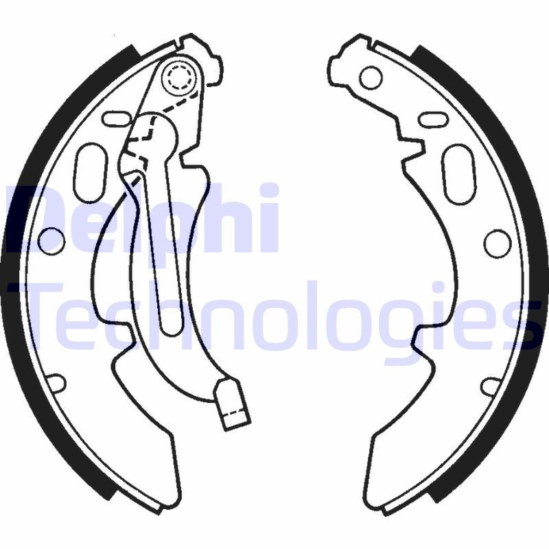 DELPHI LS1222: Piduriklotside komplekt