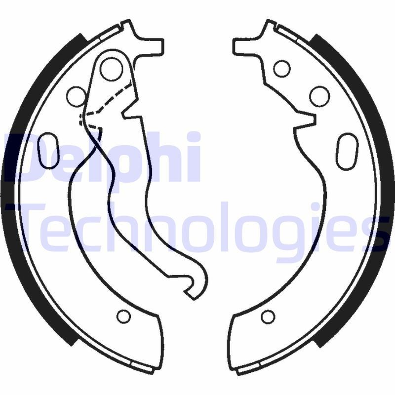 DELPHI LS1228: Piduriklotside komplekt